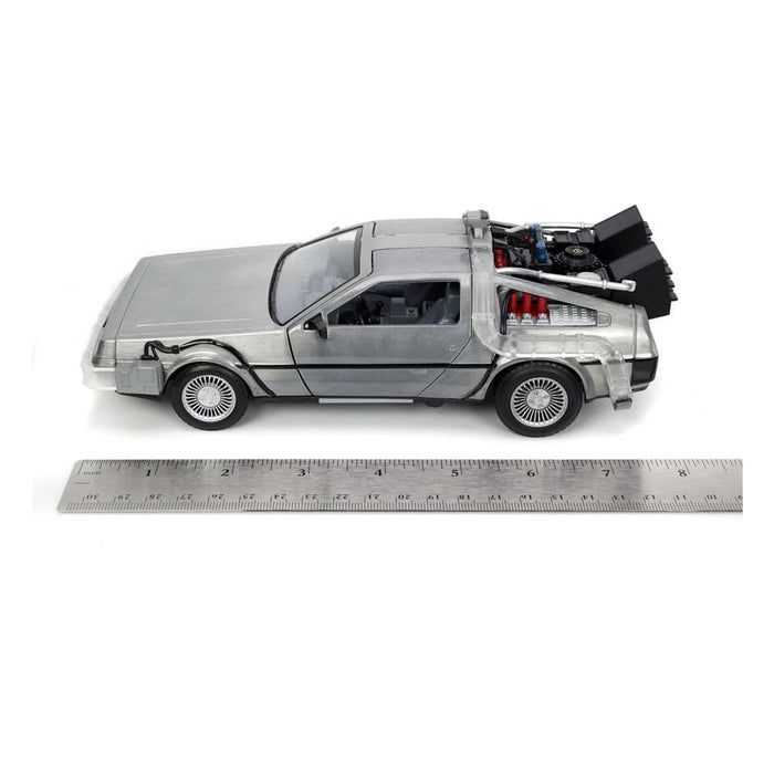 Retour vers le futur Voiture miniature Machine à remonter le temps 1/24