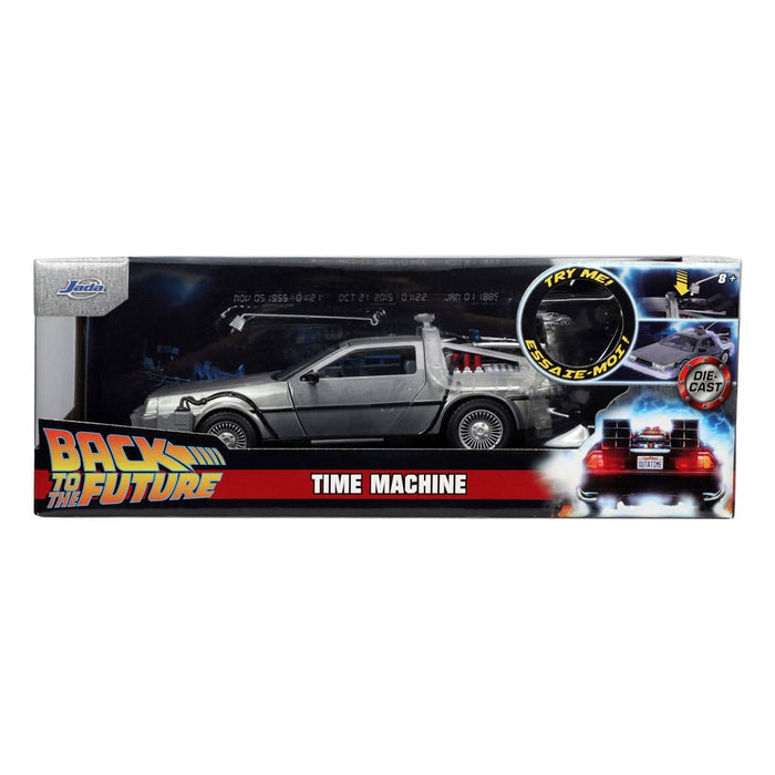Retour vers le futur Voiture miniature Machine à remonter le temps 1/24