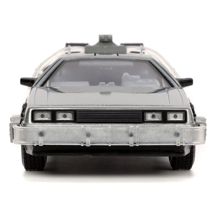 Retour vers le futur Voiture miniature Machine à remonter le temps 1/24