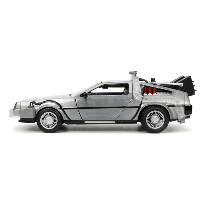 Retour vers le futur Voiture miniature Machine à remonter le temps 1/24