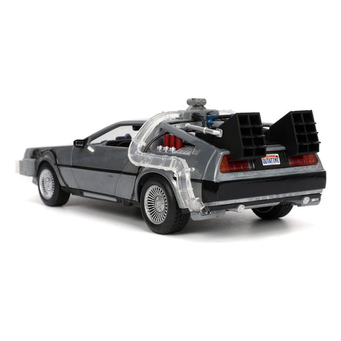 Retour vers le futur Voiture miniature Machine à remonter le temps 1/24