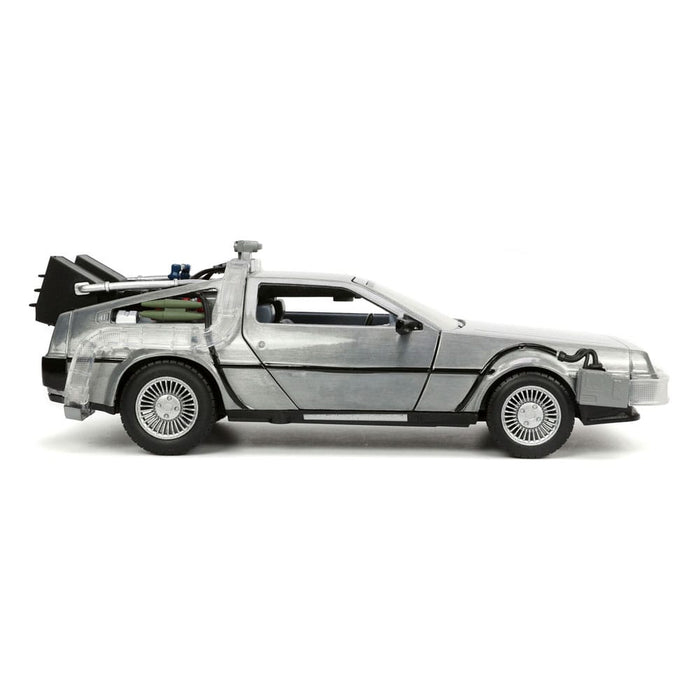Retour vers le futur Voiture miniature Machine à remonter le temps 1/24