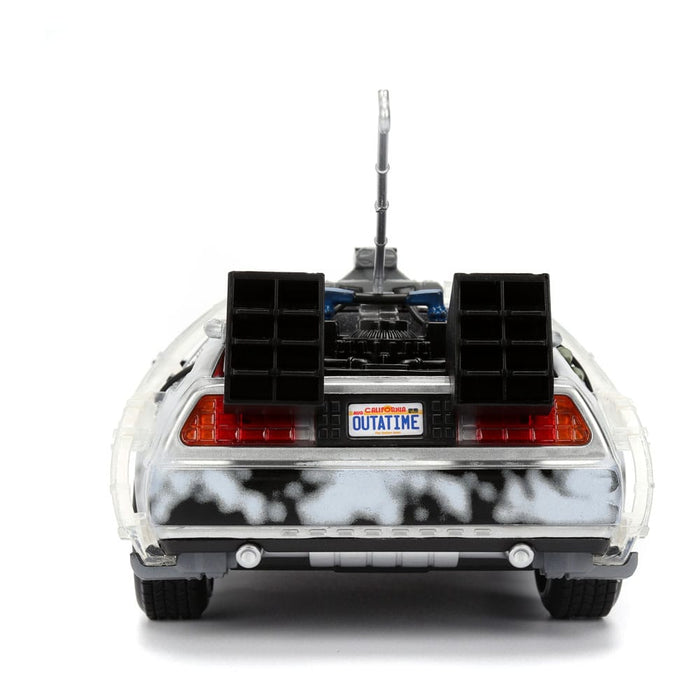 Zurück in die Zukunft DeLorean Modellauto (Frost-Edition)