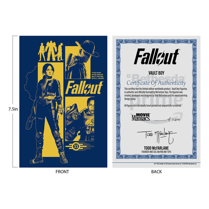 Fallout Movie Maniacs action figure Vault Boy