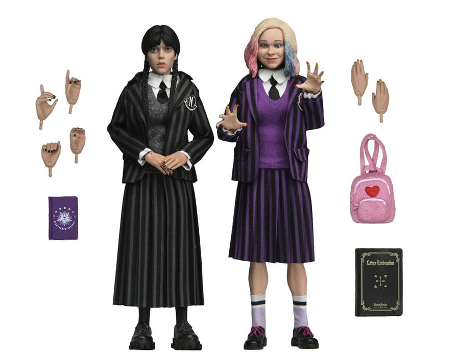 Wednesday Figurines Wednesday Addams et Enid