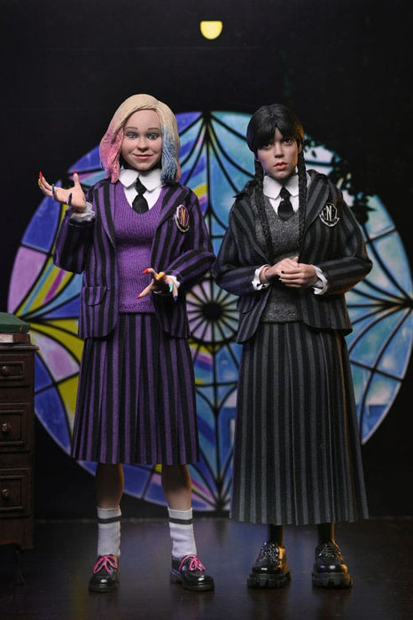 Wednesday Figurines Wednesday Addams et Enid