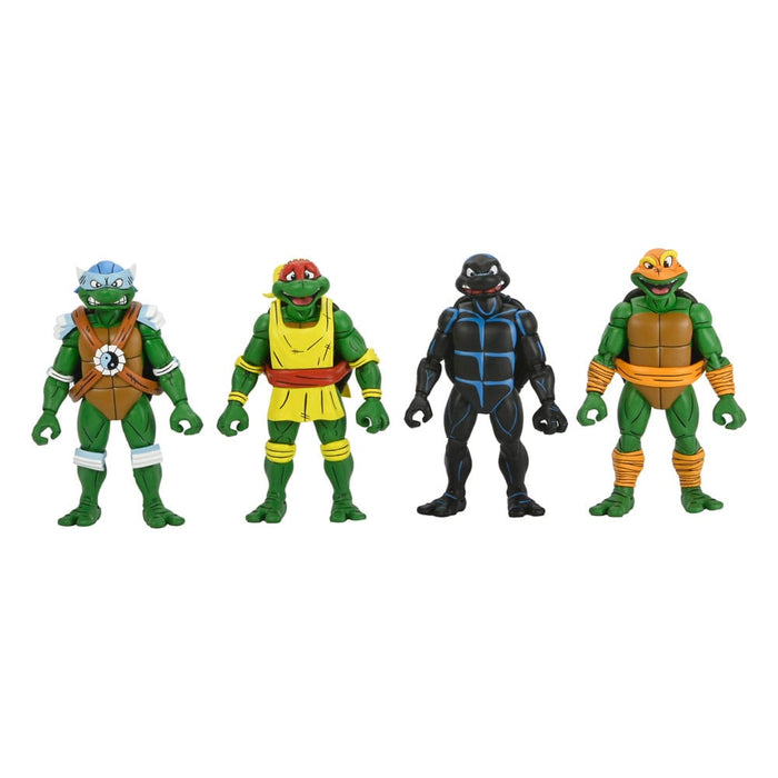 Teenage Mutant Ninja Turtles Stump Wrestling Pack de 4 Figurines Articulées (Archie Comics)