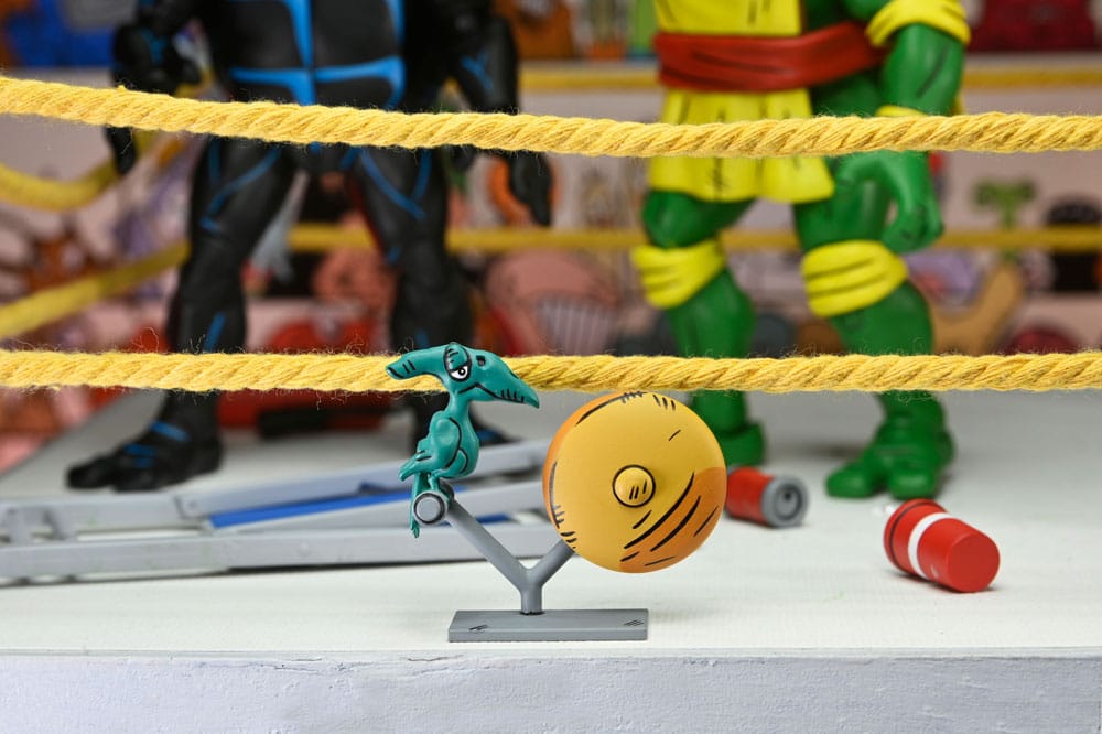 Teenage Mutant Ninja Turtles Stump Wrestling Pack de 4 Figurines Articulées (Archie Comics)