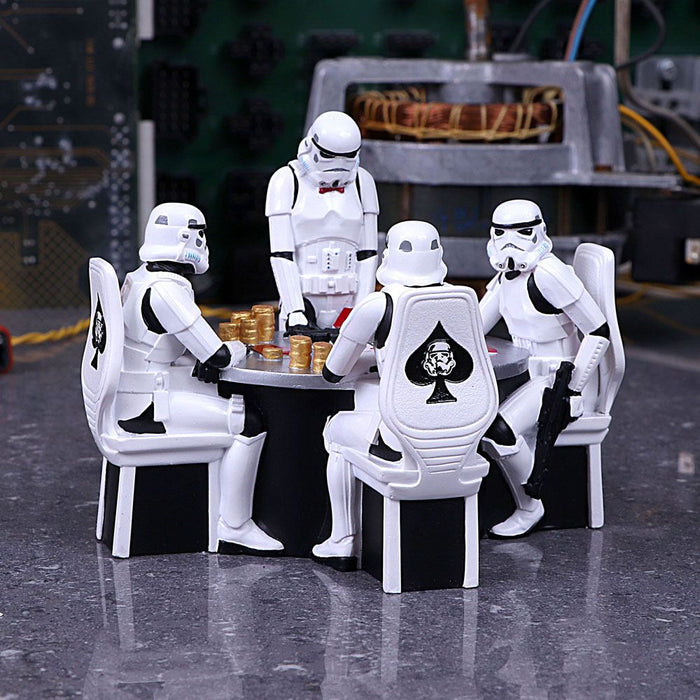 Star Wars Diorama Stormtroopers Playing Poker