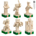 Scacchiera Minecraft Eroi dell'Overworld contro i mob ostili