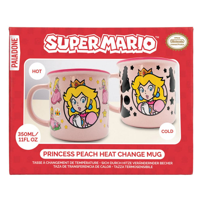 Super Mario warmtegevoelige mok Princess Peach