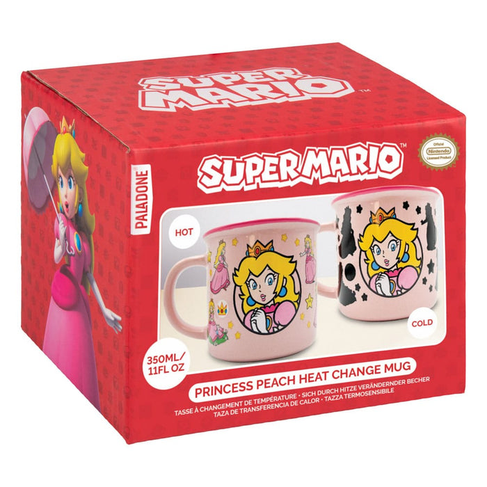 Super Mario warmtegevoelige mok Princess Peach