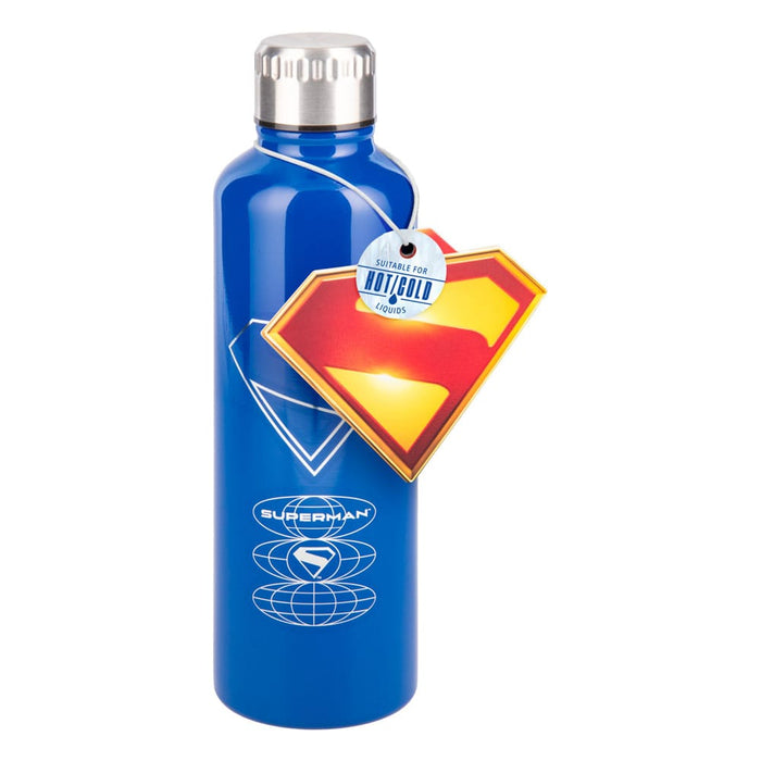 DC Comics Superman Trinkflasche aus Edelstahl