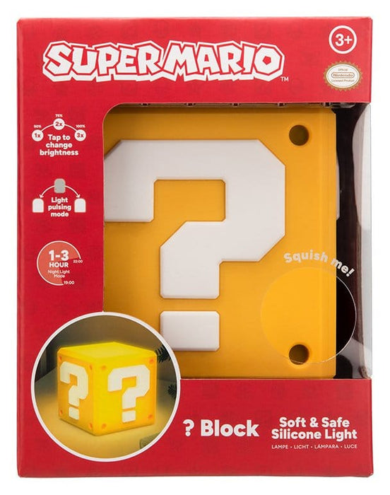 Super Mario Silikon-Leuchte Fragezeichen-Block
