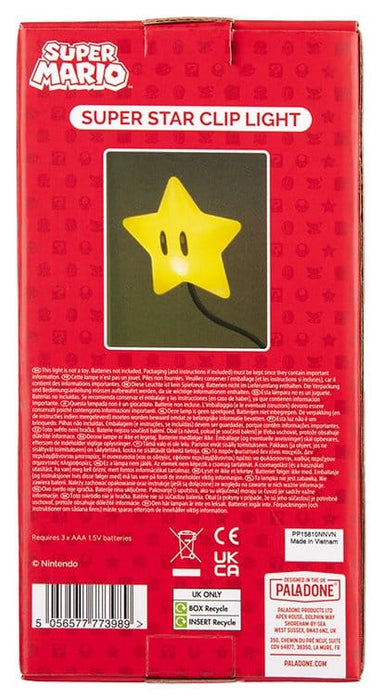 Super Mario Clip Lamp Super Star
