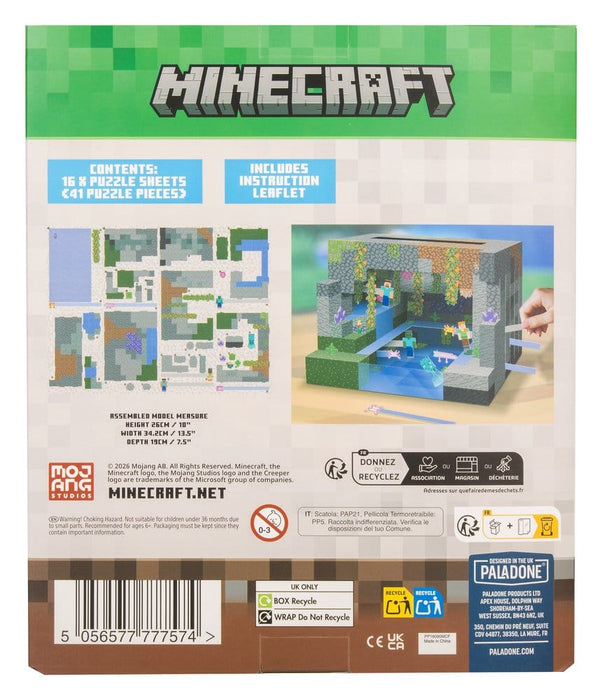 Kit 3D Minecraft scena di caverna