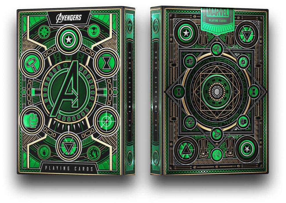 Avengers Spielkarten The Infinity Saga Grün