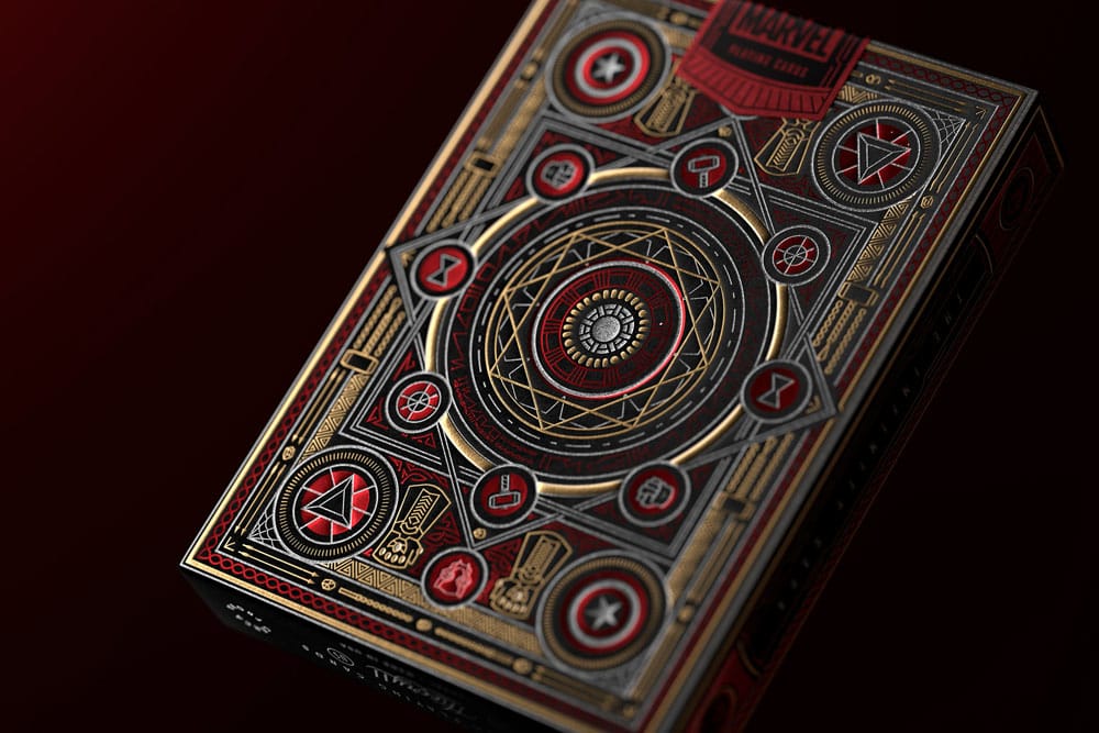 Cartas Vengadores Saga del Infinito rojas