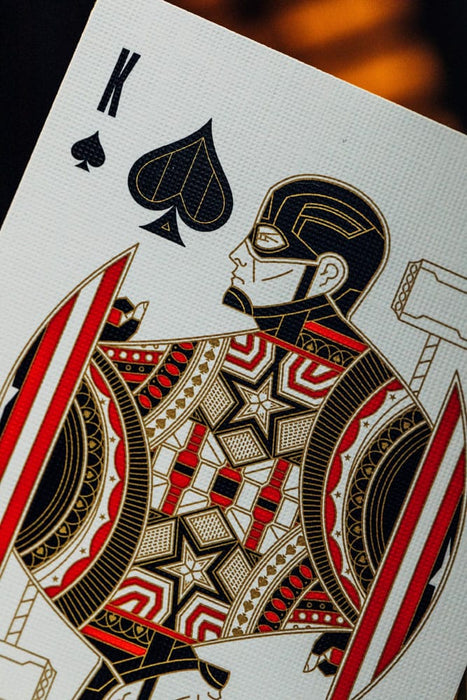 Cartas Vengadores Saga del Infinito rojas
