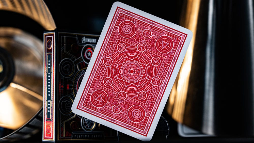 Cartas Vengadores Saga del Infinito rojas