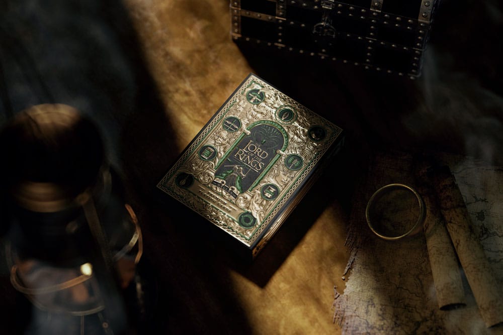 Der Herr der Ringe Spielkarten mit Goldornamenten