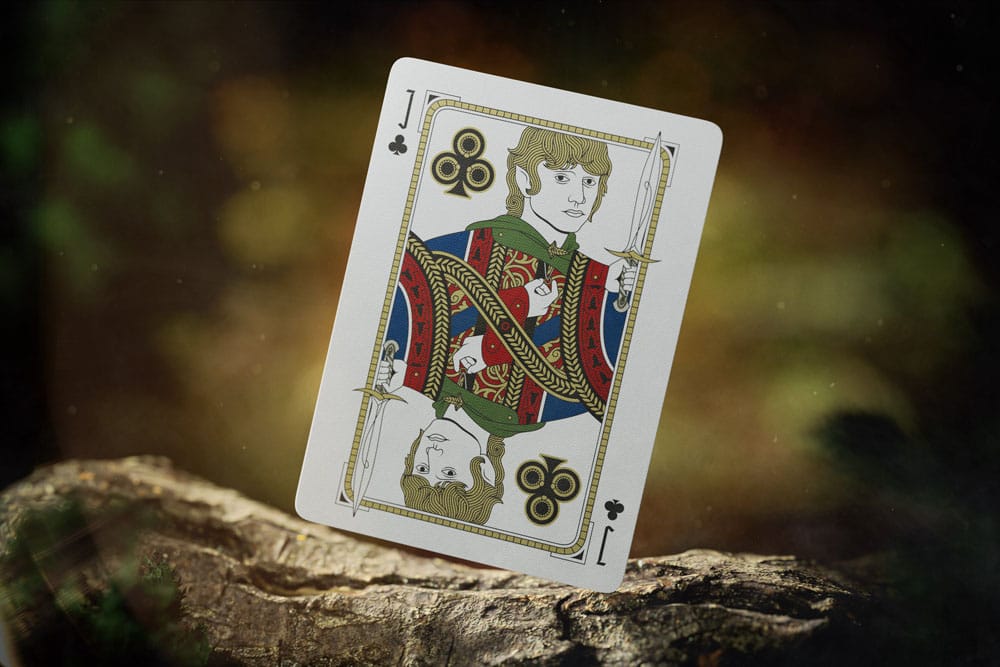 Der Herr der Ringe Spielkarten mit Goldornamenten