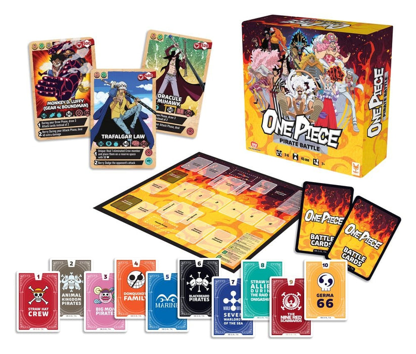 Juego de mesa One Piece Pirate Battle (edición en inglés)