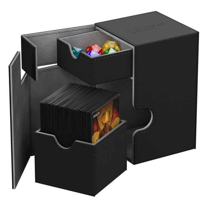 Porta mazzo Ultimate Guard Flip'n'Tray Deck Case 100+ nero