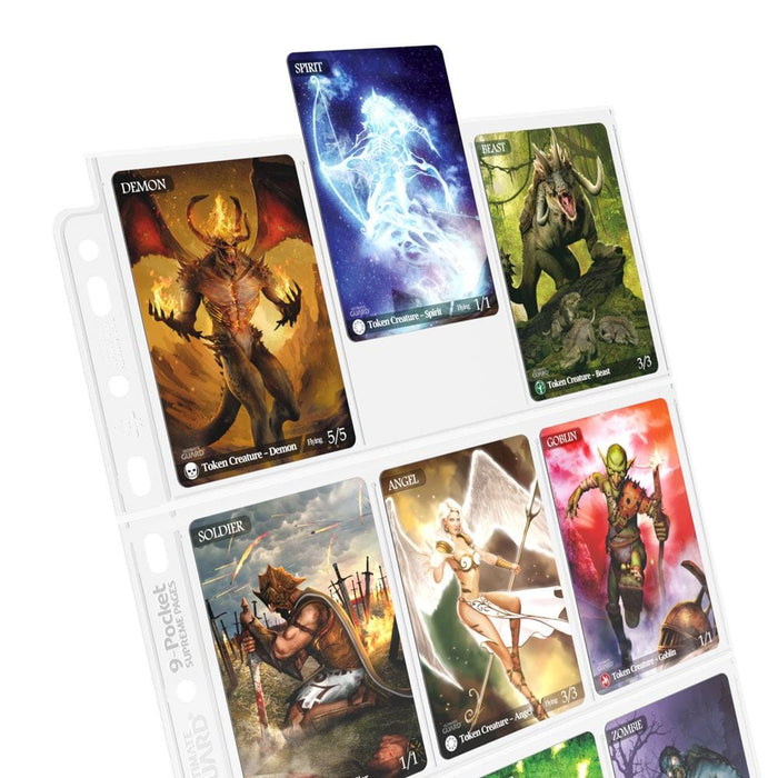 Ultimate Guard 9-Pocket Binder Pages, Top-Loading, Pack of 100