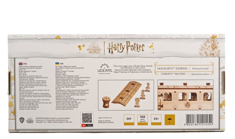 Kit di modellismo in legno Harry Potter Espresso per Hogwarts