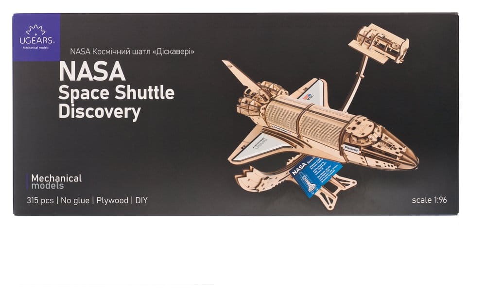 Kit di modellismo in legno 3D NASA Space Shuttle Discovery