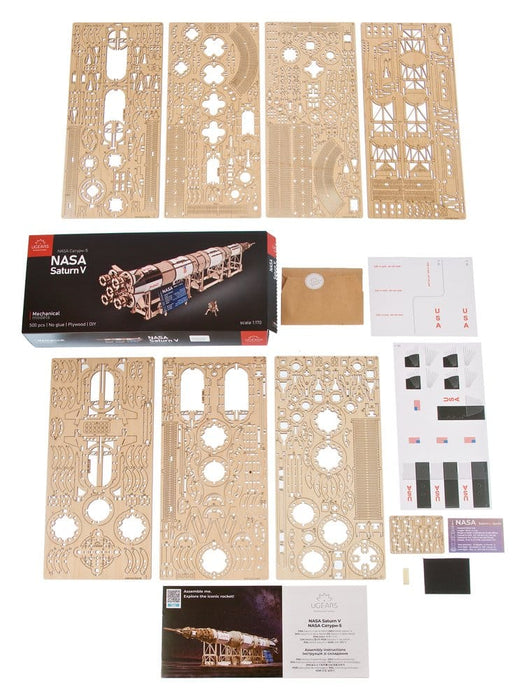 NASA Saturn V houten bouwpakket