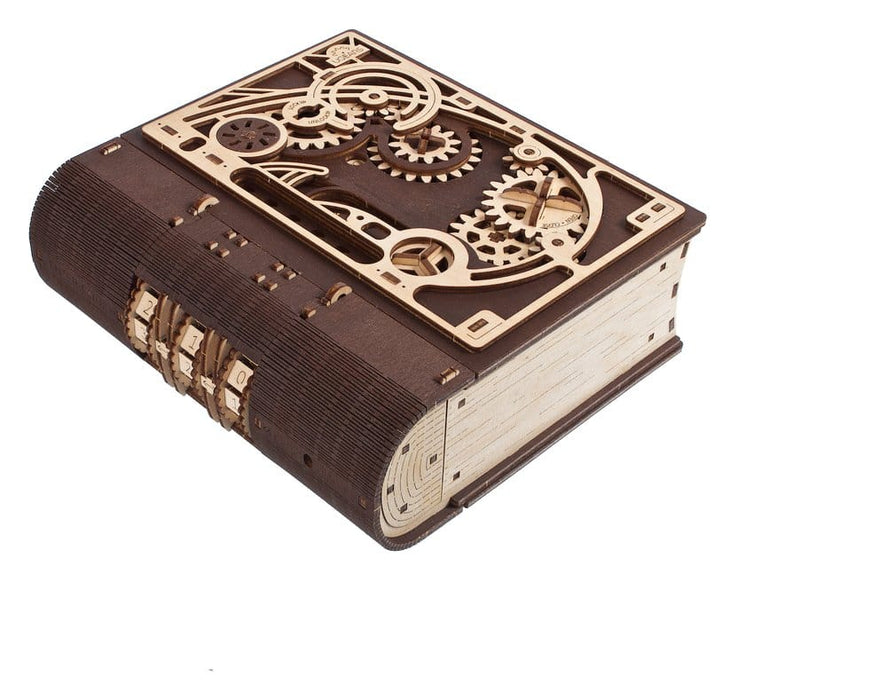 Boek der geheimen houten bouwpakket