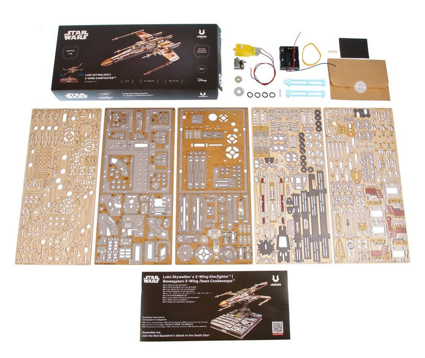 Star Wars Wooden Model Kit Luke Skywalker's X-Wing Starfighter