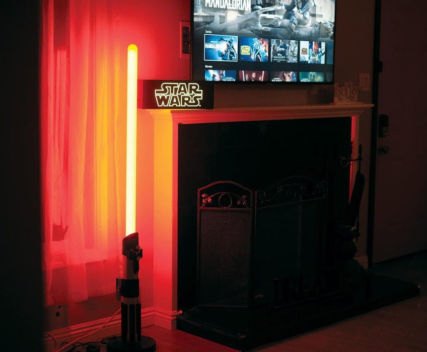 Lampada da terra Star Wars spada laser di Darth Vader